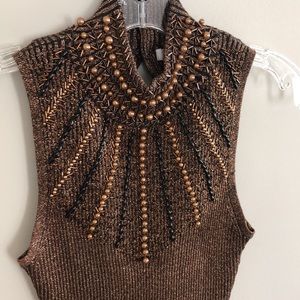 Bedazzle Sequin Turtleneck